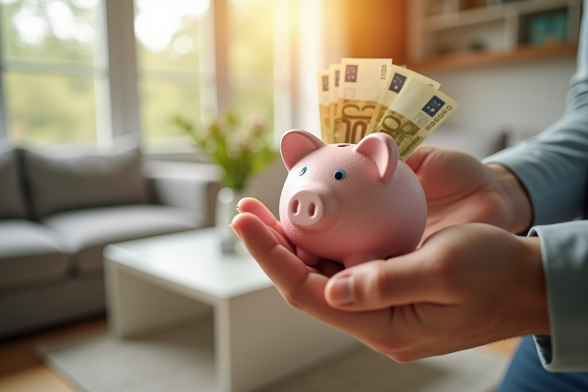 Mains tenant un porte-monnaie avec des billets d